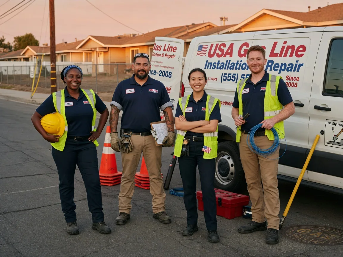 Gas Line Installation company in Rhome, TX